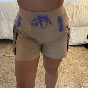 Lululemon water repellant hiking shorts